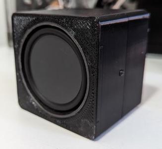 Cubic Speaker Box with Rounded Corners