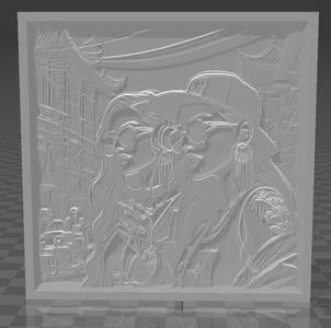 Cantus Amoris Xadamai's album cover litophane