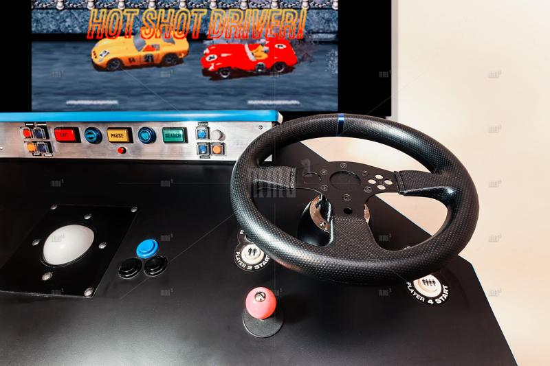 Mount T300 wheel to arcade cabinets, better gameplay on spinner racing games, 3d printed 