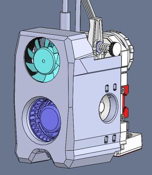 Sovol SV08 CN3D shroud cover for 4010 fan