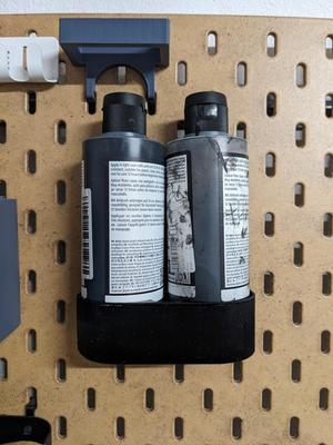 Ikea Skadis Two Bottle Holder (50 mm/200 ml/Vallejo)