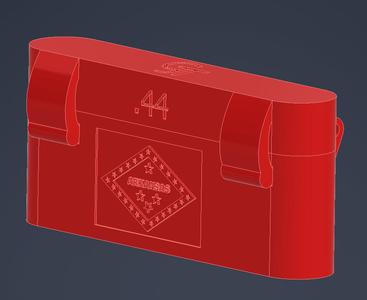 Paper Cartridge Box for .44 cap and ball