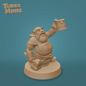 Bormund Battlebrew - Dwarf Cleric - Fantasy Miniature