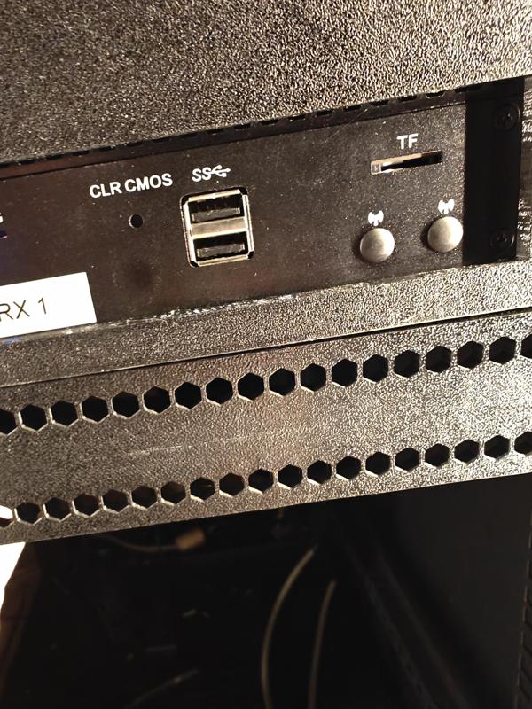 19" rack blanking plate ventilated reinforced 1u