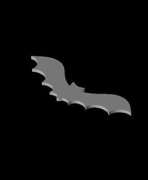 bat wall art.stl