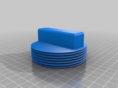 Hot Tub Spa 2in Threaded Hose connector adapter plug