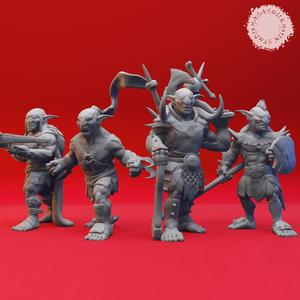 Goblin Warband - Tabletop Miniatures (Pre-Supported)