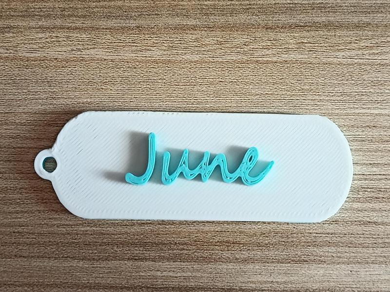 Key ring with name - Lavero con nombre