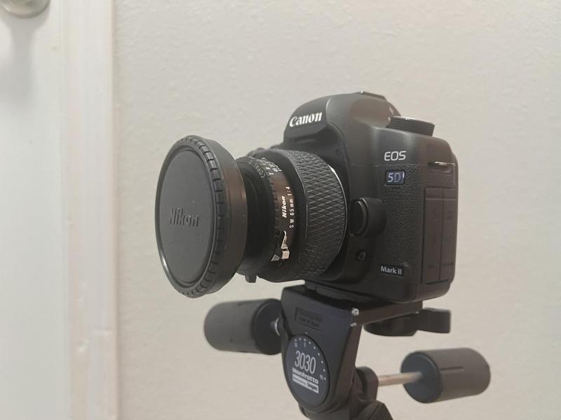 Nikkor SW 65mm f4 to Canon EOS EF