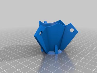 Concrete Tetrapod Moulds - fixed model