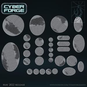 Cyber Forge Red vs Blue Bases