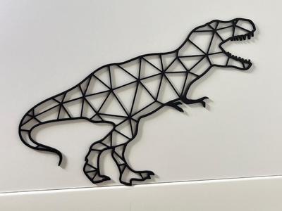 T-rex dinosaur wallart (polygon style & only 4g)