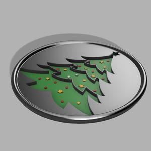 Christmas coasters or plates