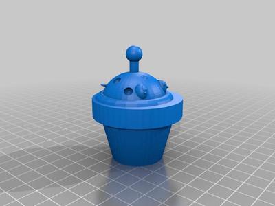 Potato mine in a pot