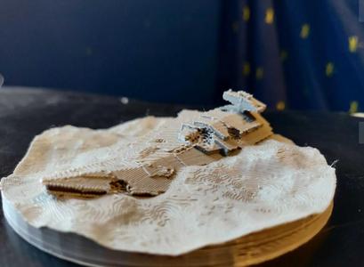 Crashed Imperial Star Destroyer Diorama