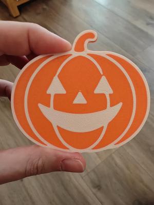 Cute multicolour pumpkin