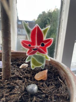 Stained Glass Korok - Plant Pot Remix