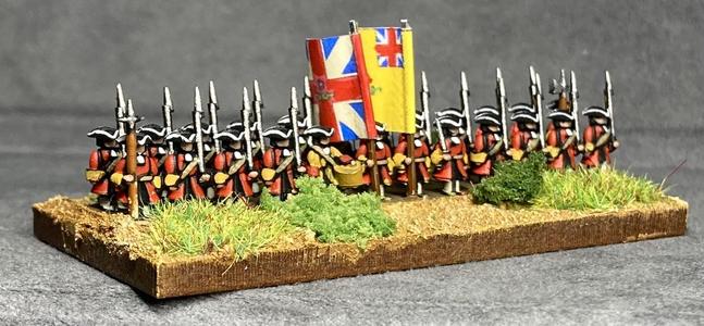 6mm XVIII INFANTRY TRICORN  shoulder arms 