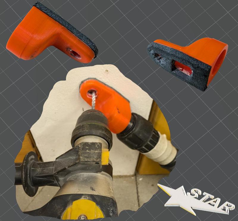 Absaugadapter für Bohrstaub / suction adapter for drill dust