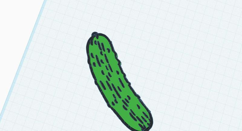 Pickle Keychain