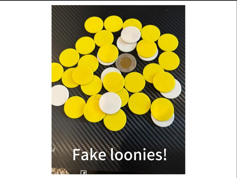 Fake loonie