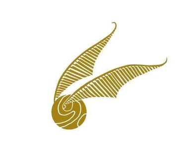 Llavero snitch dorada