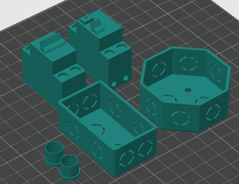 Miniature electric materials (1:2 scale)