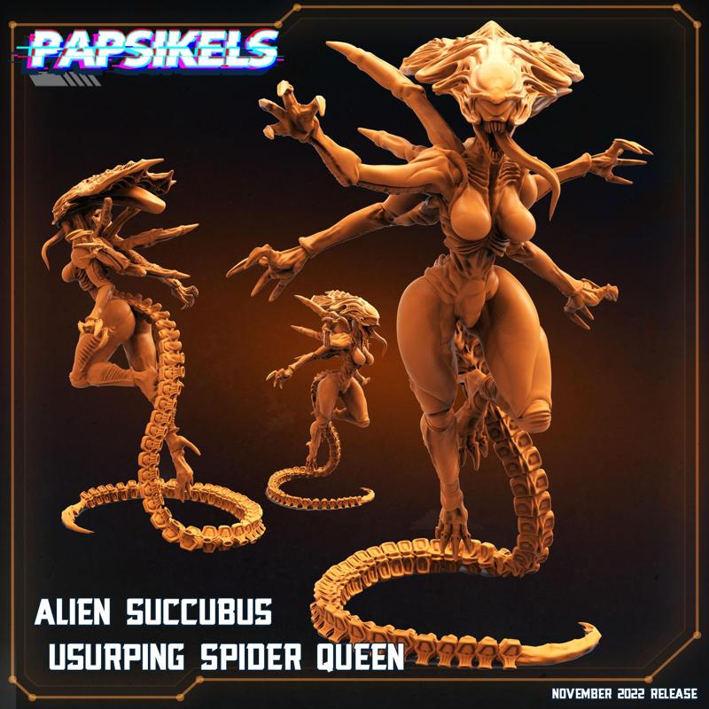 ALIEN SUCCUBUS USURPING SPIDER QUEEN