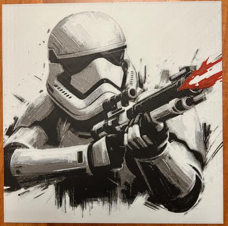 Stormtrooper with Red Blaster Fire