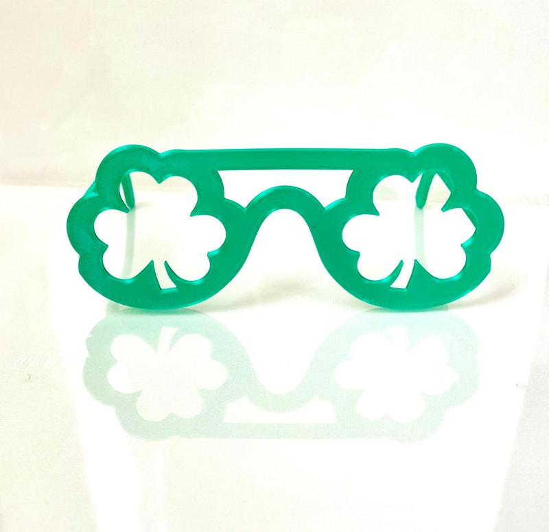 Shamrock Clover Glasses St. Patrick's Day