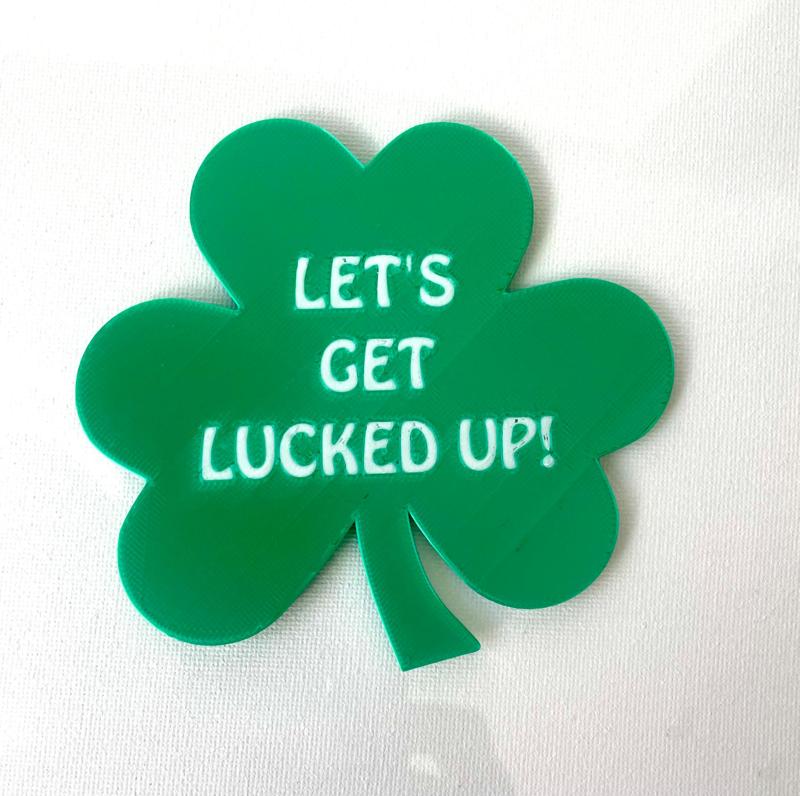 Shamrock Clover Coaster St Patrick's Day