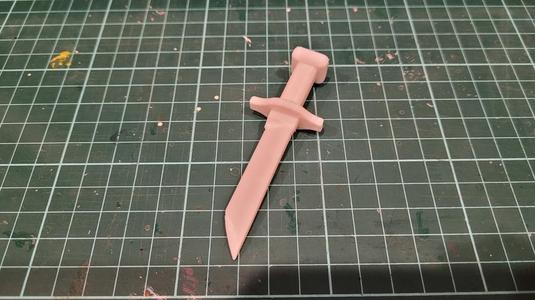 Mini Fidget Knife and parts