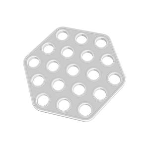 Plate HEX CRNR BU05x00.25 - SPN-PLT-0002