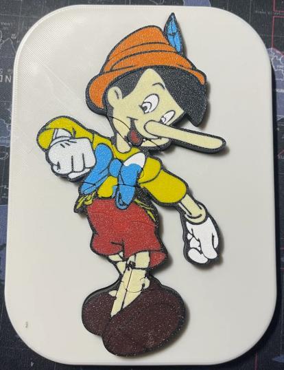 AMS - Pinocchio - insert puzzle for kids - AMS