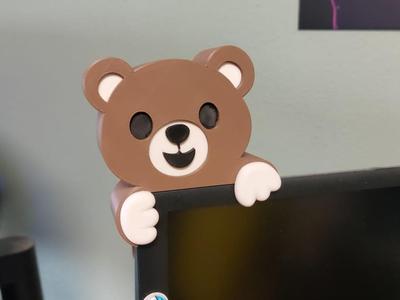 The curious monitor bear