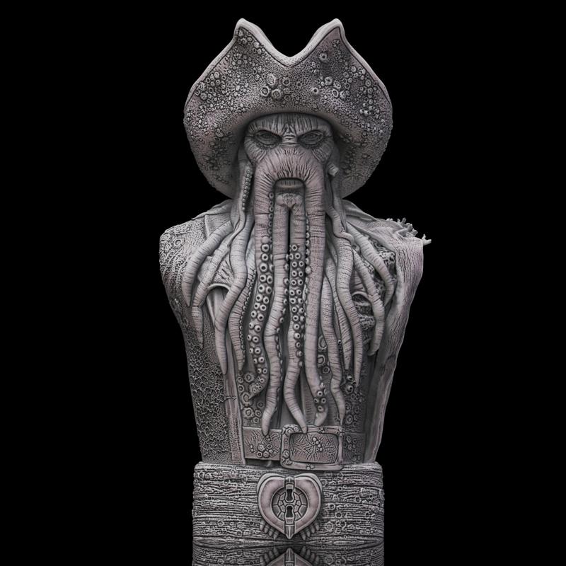 Davy Jones bust