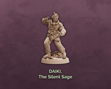 Daiki, The Silent Sage - Human Monk
