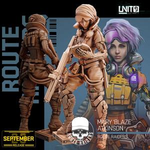 Cyberpunk - Mary 'Blaze' Atkinson - Route Raiders