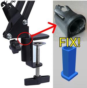Replacement Sleeve for a stable Microphone Arm Stand