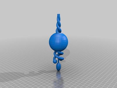 floating ball (aeskulab) and lure (vaccine ampoule) - fishing