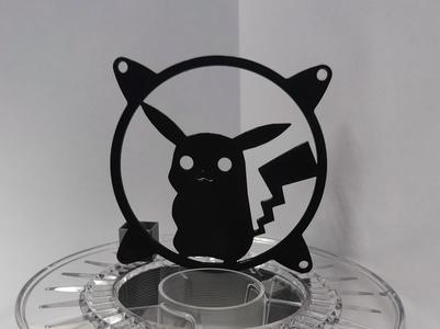 Pokemon fan cover 120 mm (PKM-01) - Pikachu solid