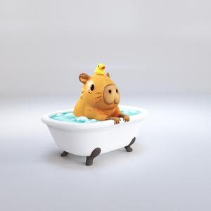 Capibara bathub