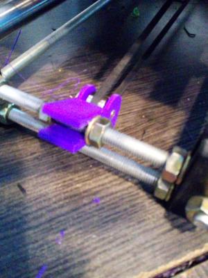 Prusa i3 Rework Y Idler Dual Bearing 608zz Easy Replace (open rear)