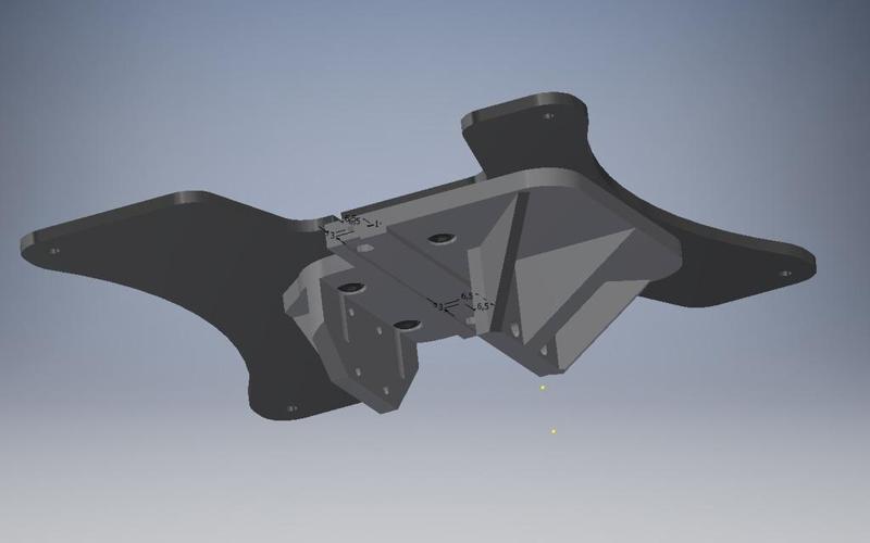 Ender-3 Dual Z linear-rail mount - no-drilling Version