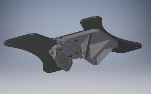 Ender-3 Dual Z linear-rail mount - no-drilling Version