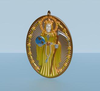 Santa Muerte Medallion - Santa Muerte Medallion