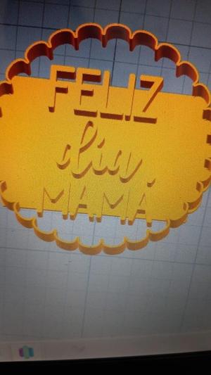 Fondant dough cookie cutter happy mother's day