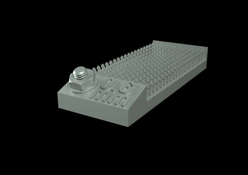 0.6mm groove on a washer