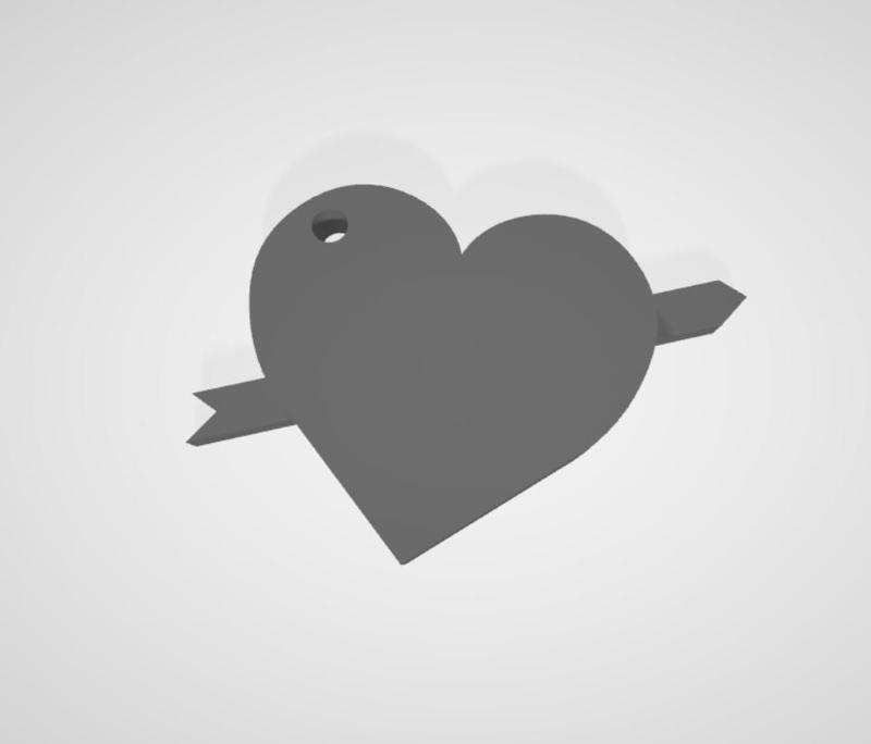 Valentine's Day heart to personalize