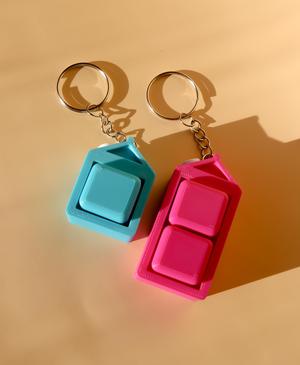 Milk Carton Keycap Clicker - Single and Double Clicker